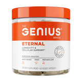 Genius Eternal dans sa bouteille, pilules pour clarté mentale et énergie.