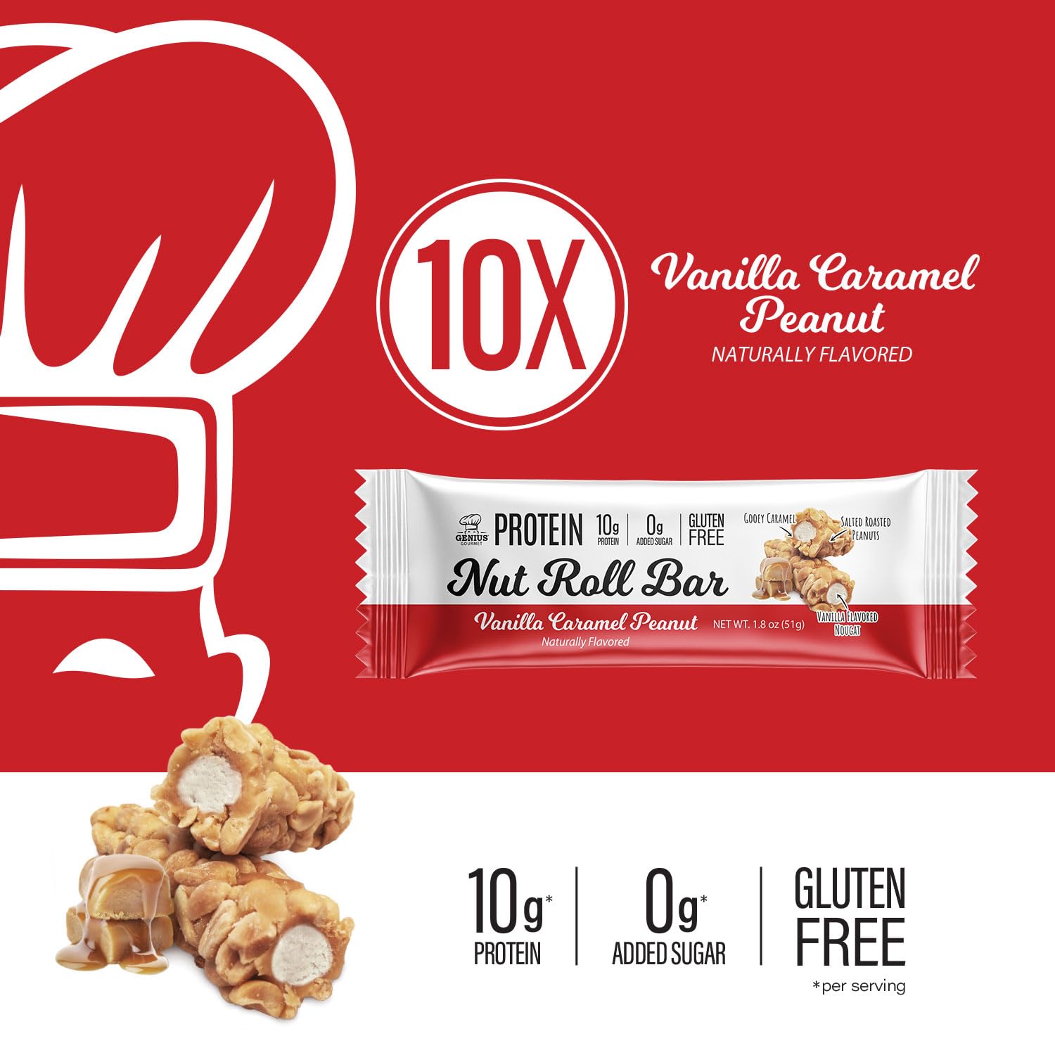 Ingrédients naturels sans gluten et sans additifs superflus du produit.