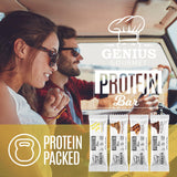 Boîte Genius Gourmet de 10 barres, snack pratique et équilibré.