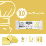 Barre Genius Gourmet sans gluten, idéale pour encas propres.