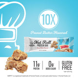 Genius Gourmet barre protéinée, protéine 11g par portion pour énergie pratique.