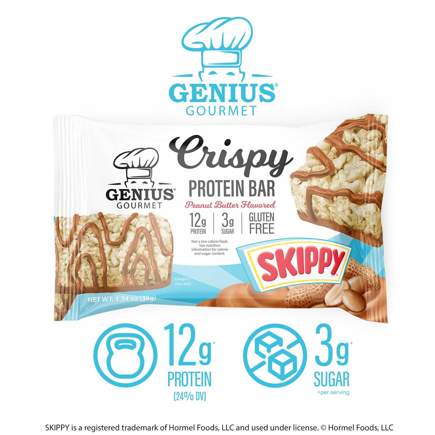 Genius Gourmet SKIPPY, parfait dans une lunchbox saine et rapide.