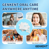 GENKENT tablettes dentifrage, sans fluor, option naturelle.
