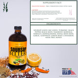 Gennaio Naturals Bitters de corossol – depiction d’énergie naturelle et vitalité.