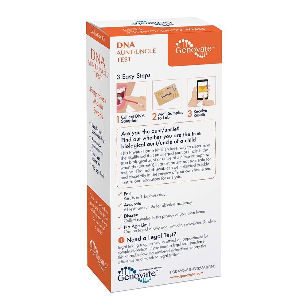 Genovate ecouvillon-buccal livré pour des prélèvements faciles et confortables.