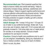 Genuine Health Greens Poudre naturelle sans additifs, nutrition complète