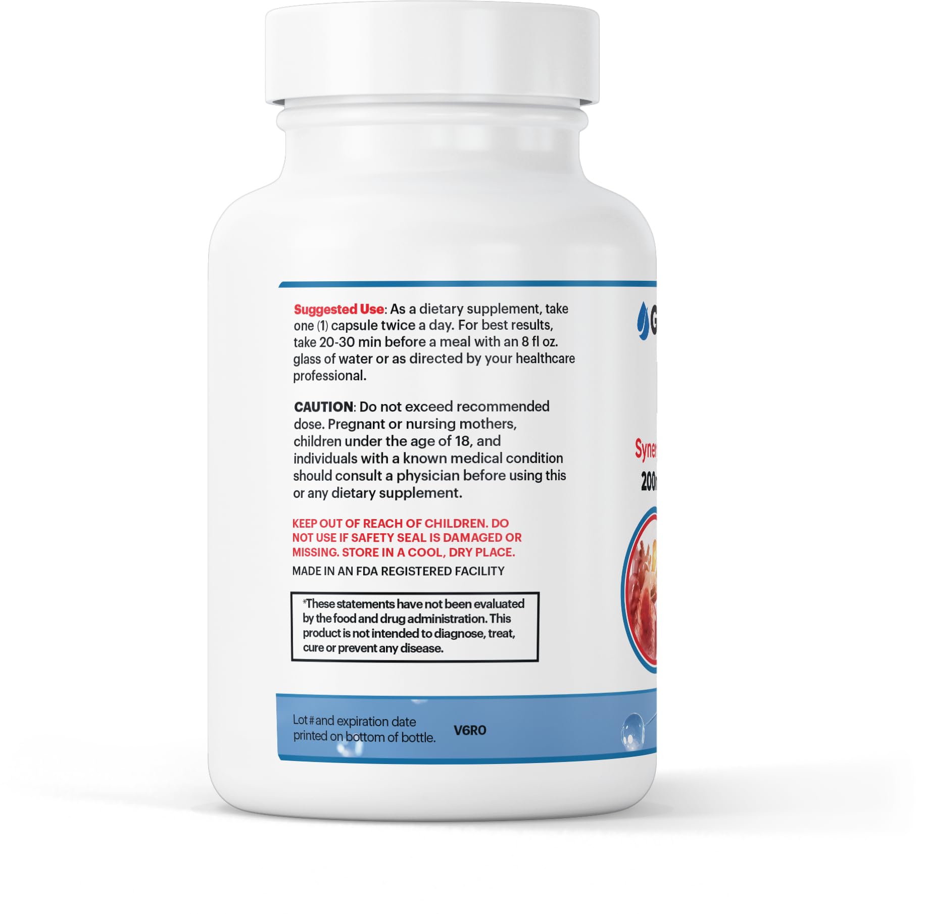 Capsules GenuinePurity Bioperine illustrant une meilleure absorption.