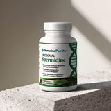 GenuinePurity liposomale Spermidine: emballage sans gluten, adapté au mode de vie vegan.