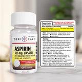 GeriCare aspirine 325 mg – idéal pour les douleurs passagères et fièvre