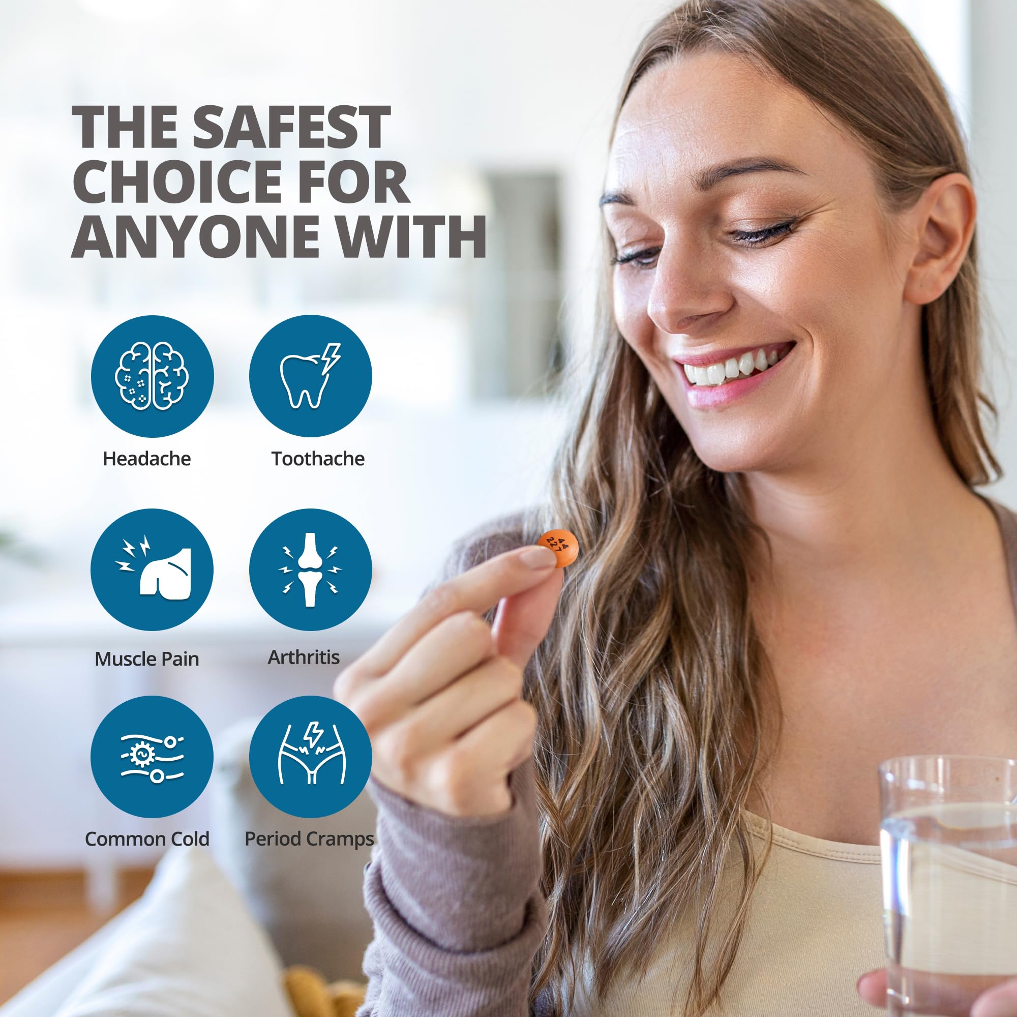 Aspirine entérique GeriCare 325 mg — dose régulière adaptée à toute la famille.