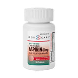 GeriCare Aspirine masticable 81 mg, boîte de 36, pratique pour le quotidien.
