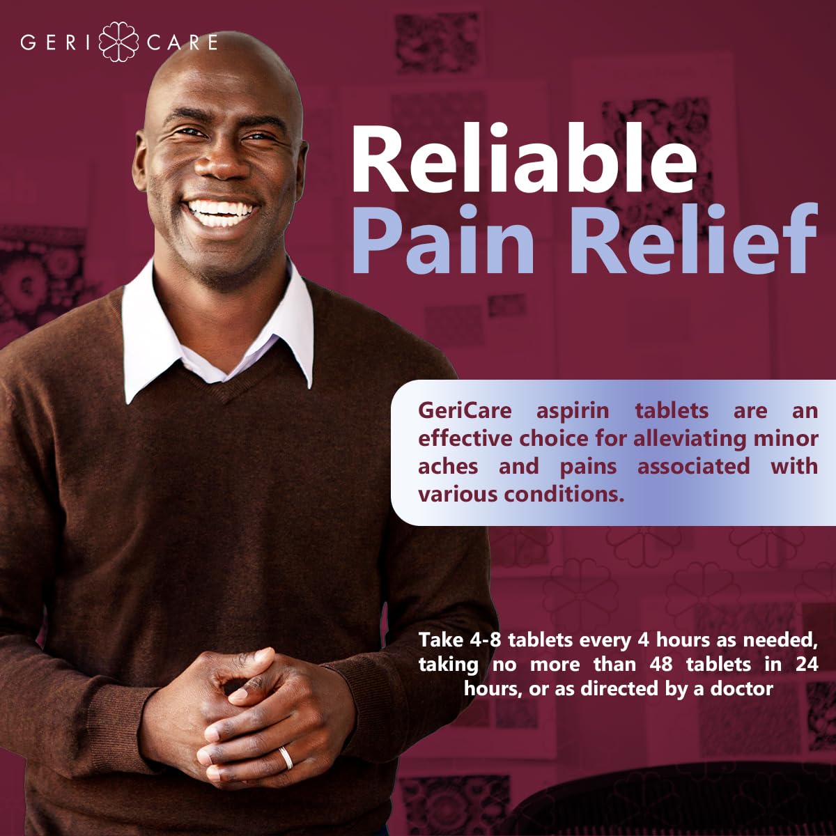 Utilisation quotidienne pratique avec le format masticable GeriCare.