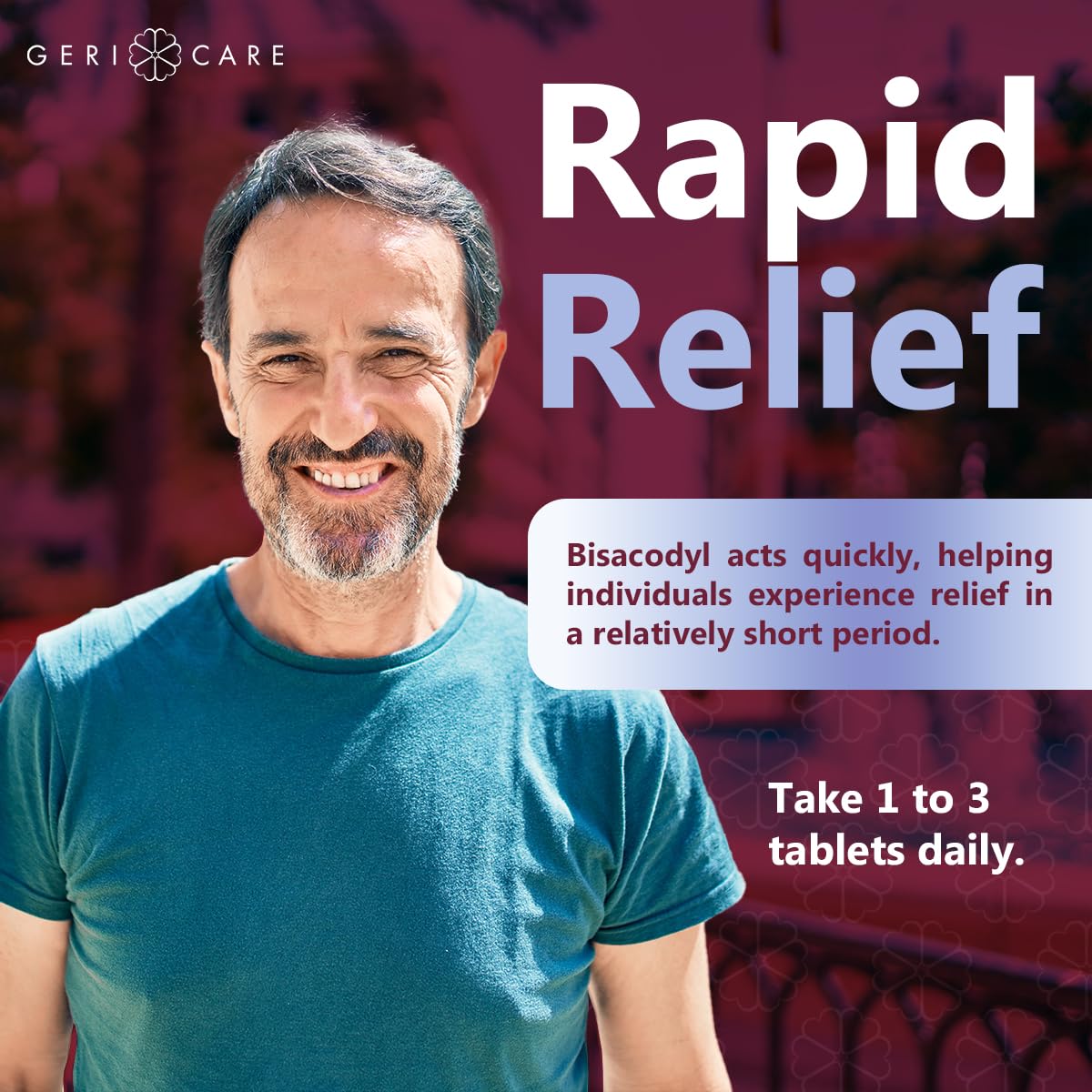 Pack GeriCare Bisacodyl 5 mg, solution pratique et autonome