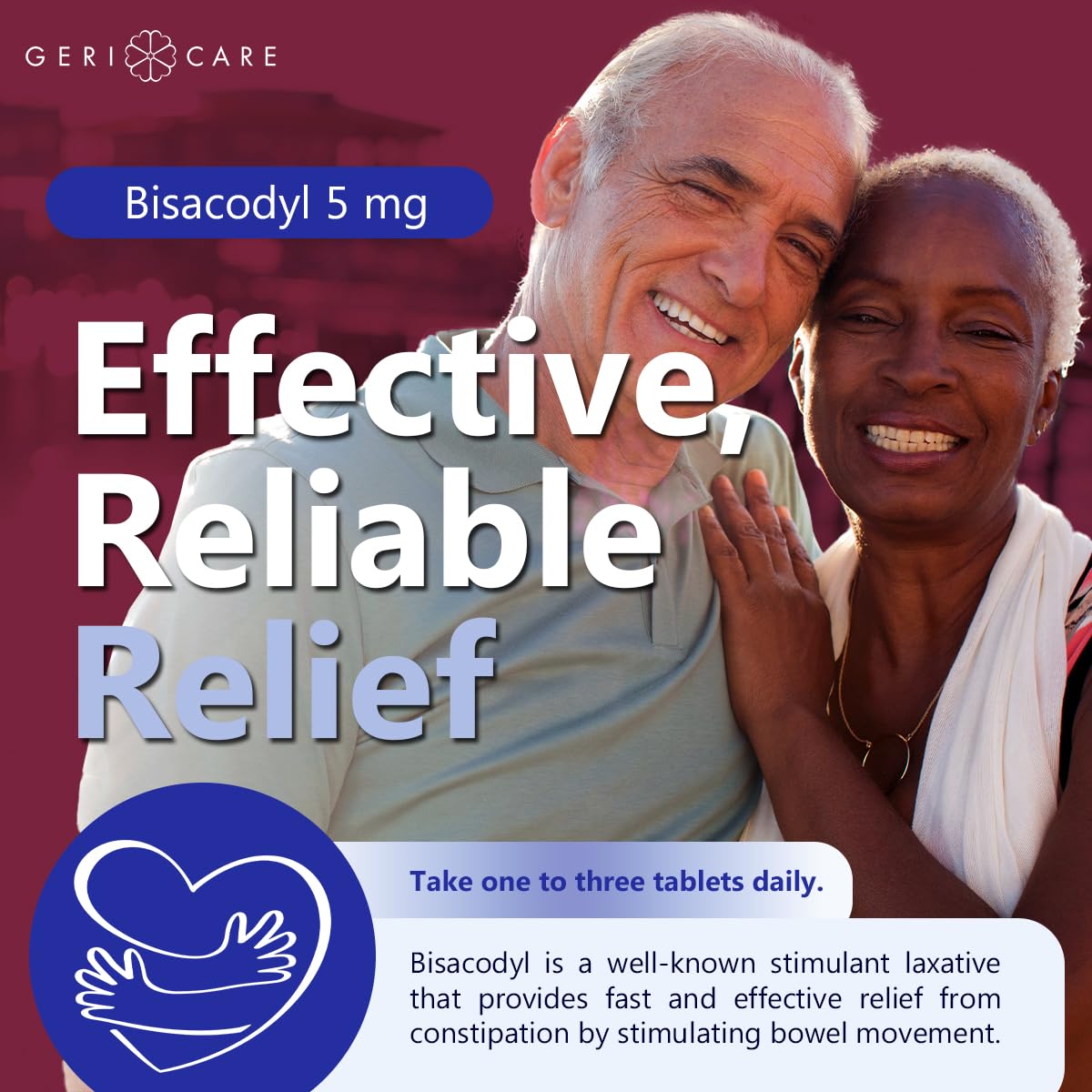 Utilisation nocturne possible avec GeriCare 5 mg, soulagement potentiel