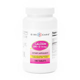 GeriCare Calcium 600mg, bouteille et étiquette, soutien potentiel à la santé osseuse.