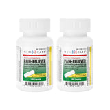 GeriCare caplets relief avant : emballage clair pour un usage rapide lors de douleurs.