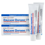 Crème GeriCare Dibucaine 1% – tube 28 g, soulagement rapide des hémorroïdes.