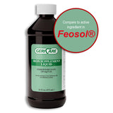 GeriCare fer liquide – doseur en vue, pratique pour l’administration régulière.