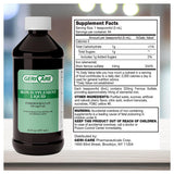 GeriCare fer liquide – étiquette lisible, informations claires sur le produit.