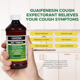 GeriCare Geri-Tussin DM, flacon, contrôle de la toux et expectoration facilitée.