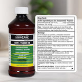 GeriCare Geri-Tussin DM, utilisation jour et nuit, soutien continu pour toux et congestion.