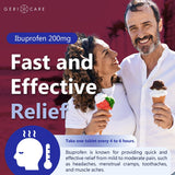 GeriCare Ibuprofen utilisation quotidienne possible avec hydratation adaptée.