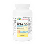 GeriCare Senna Plus: bouteille de 1000 comprimés pour soutien intestinal quotidien.
