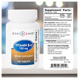 Emballage carton GeriCare B6 100 mg – emballage clair et facile à repérer