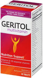 Geritol Complet Tablettes, emballage sans édulcorants artificiels, choix plus sain.