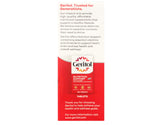 Geritol liquide, étiquette nutritionnelle visible avec vitamines et fer.
