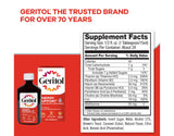 Geritol fabriqué aux États‑Unis pour la qualité.