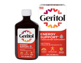 Geritol liquide, symbole d'énergie quotidienne et de vitalité.