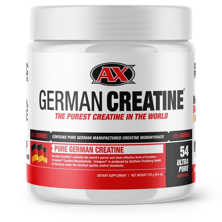 German Creatine poudre micronisée: énergie durable pour entraînements intenses.
