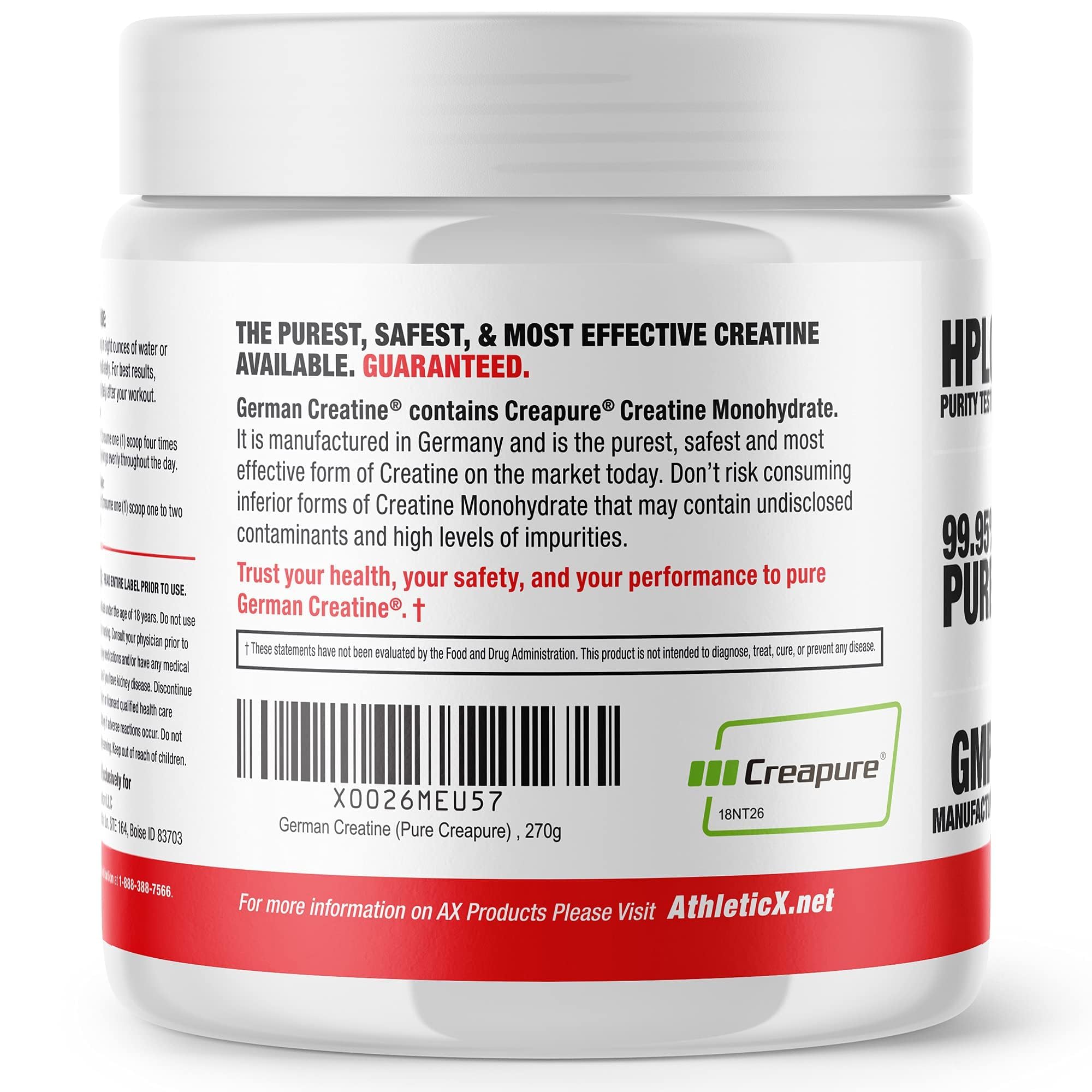 German Creatine-pump-musculaire: volumisation et endurance pendant les séances.