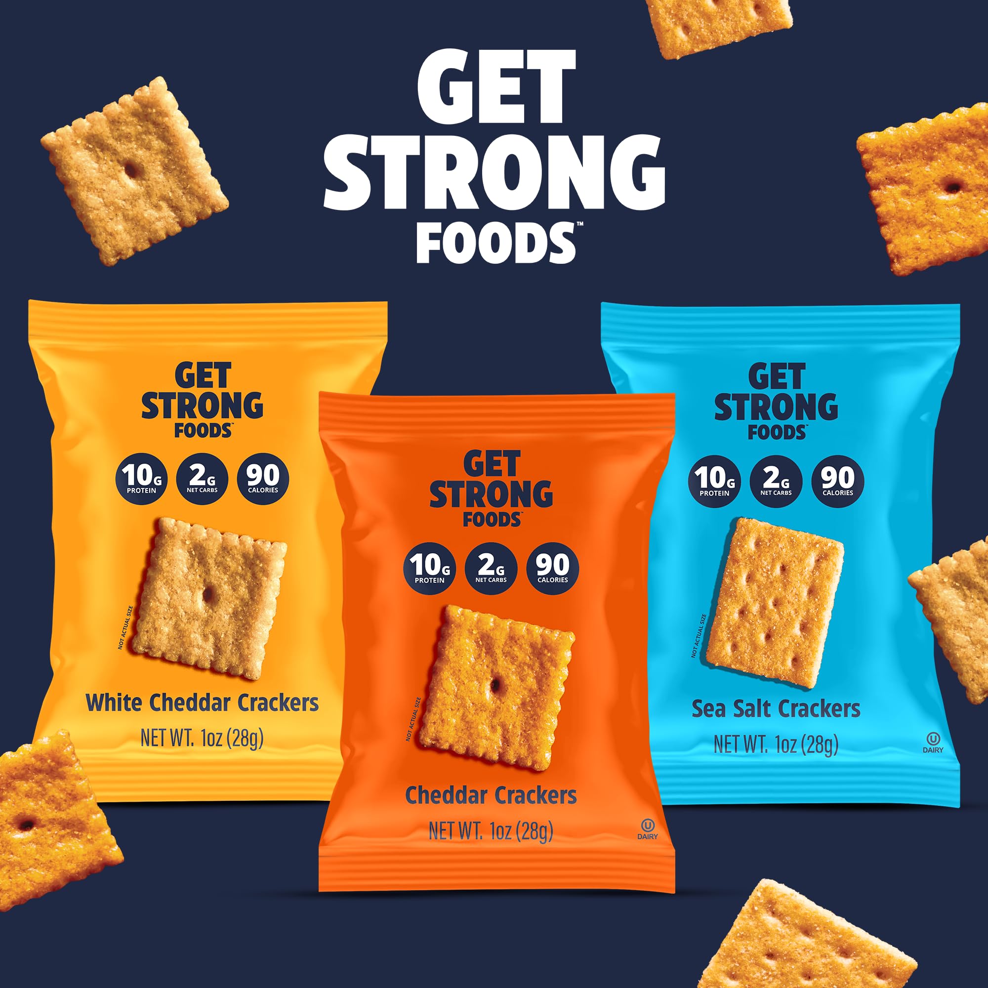 Collation légère et protéinée GET STRONG FOODS – parfait pour goûter.