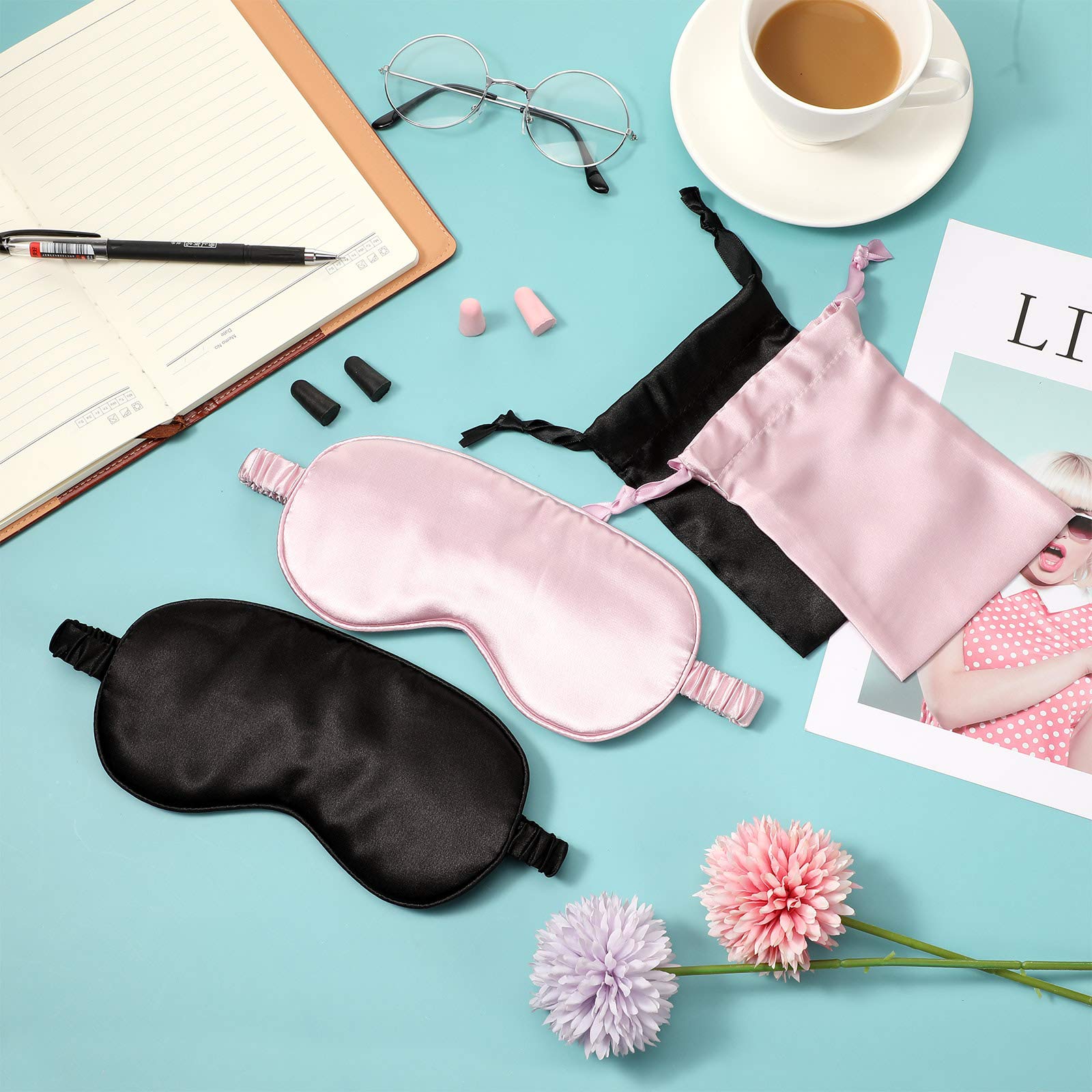 Coffret cadeau Geyoga: masque et accessoires pour le sommeil.