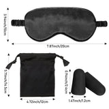 Masque Geyoga anti-lumière noir et gris pour obscurité efficace.