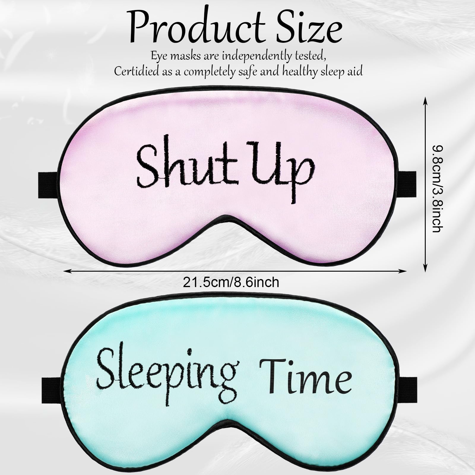 Masque en soie Geyoga – contour profilé pour un ajustement doux.