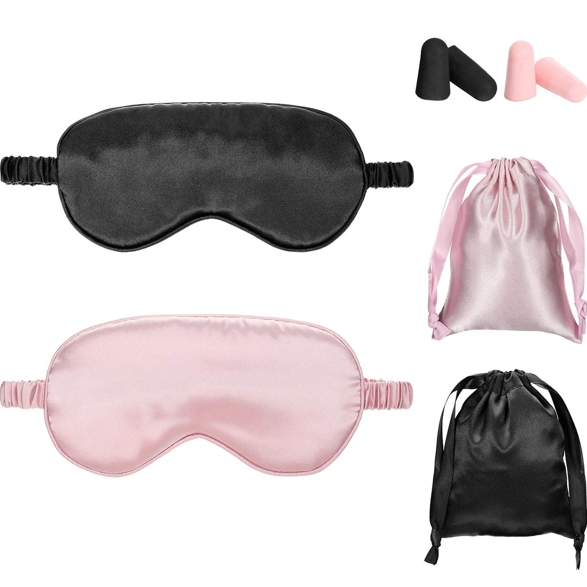 Masque Geyoga en soie double-face pour un confort luxueux au sommeil.