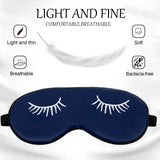 Masque yeux Geyoga en soie – matière naturelle légère et respirante.