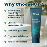 GFG dentifrice nano probiotiques hydroxyapatite – texture crème douce