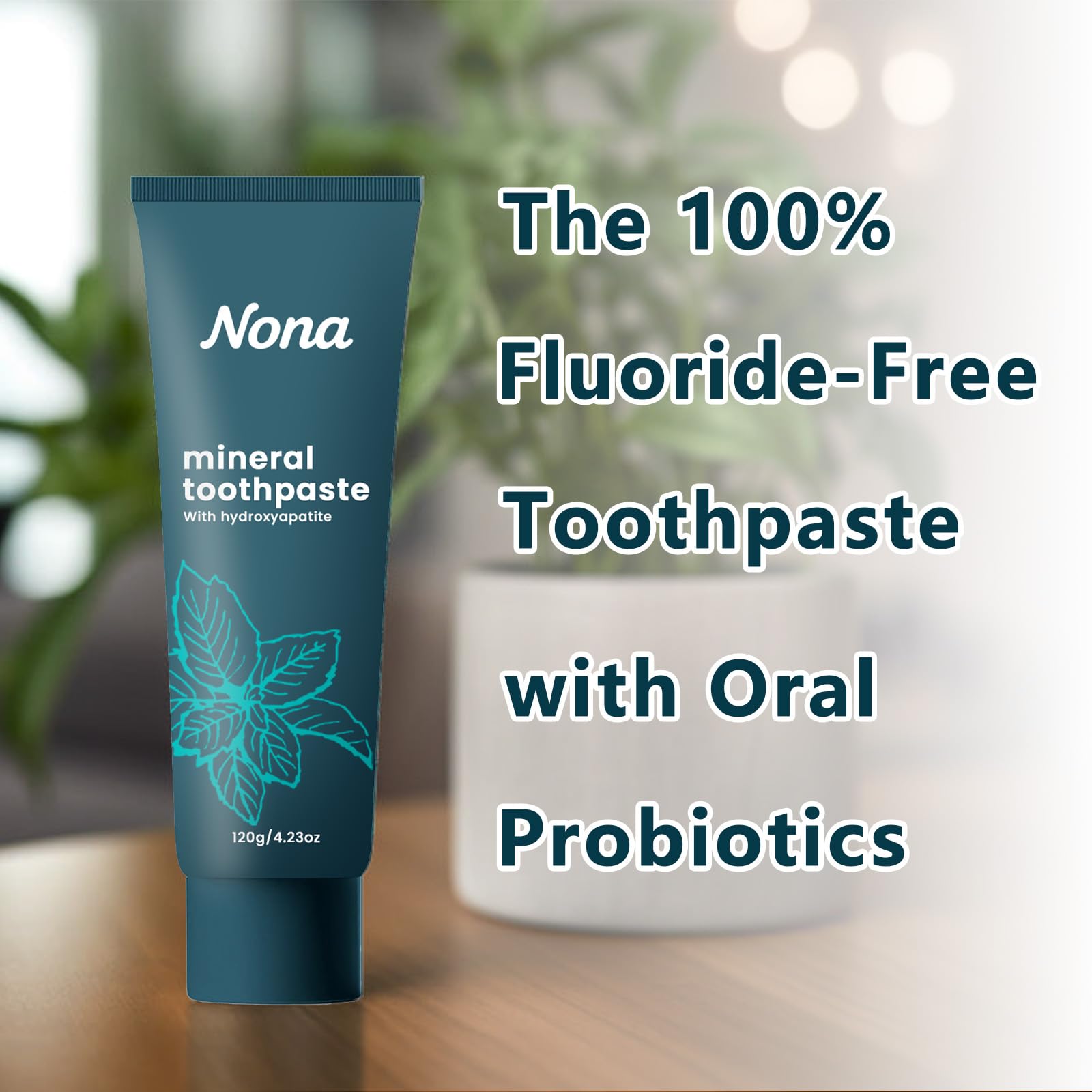 Texture crèmeuse du dentifrice GFG Nano prête à l’emploi