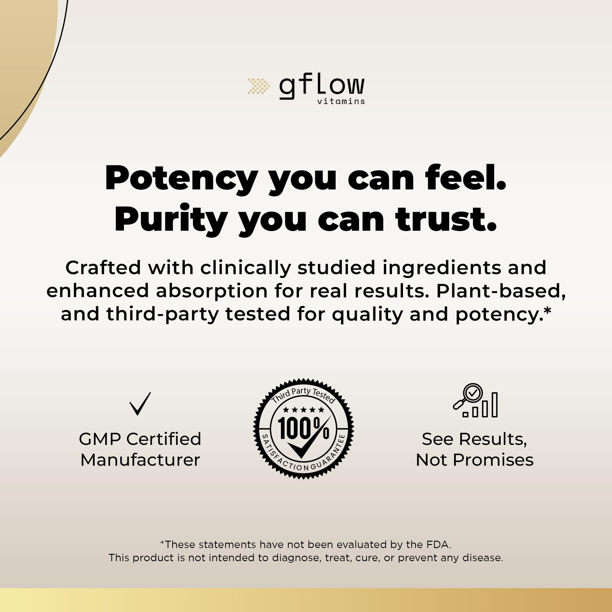 Gflow-labo-usa: fabriqué dans un laboratoire certifié américain.