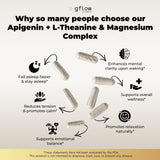 Gflow Vitamins Apigenin, magnésium glycinate, soutien relaxant et profond.