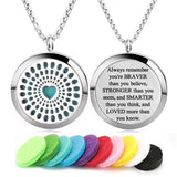GFONDINGD pendentif-diffuseur-huiles-coeur diffusion discrète au quotidien