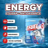 G Fuel Gummy Sharks doseuse pratique, préparation rapide avant l'entraînement.