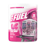 G Fuel Pink Drip Poudre énergie propre et concentration pour les sessions gaming