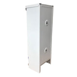 Distributeur GG Golden Group INTERNATIONAL en acier blanc 20 gauge, robuste.