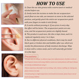 GGFSSQ grains adhésifs auriculaires application sans douleur et pratique.