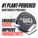 GGGJ pochettes énergie format pratique offrant énergie durable sans sucre.